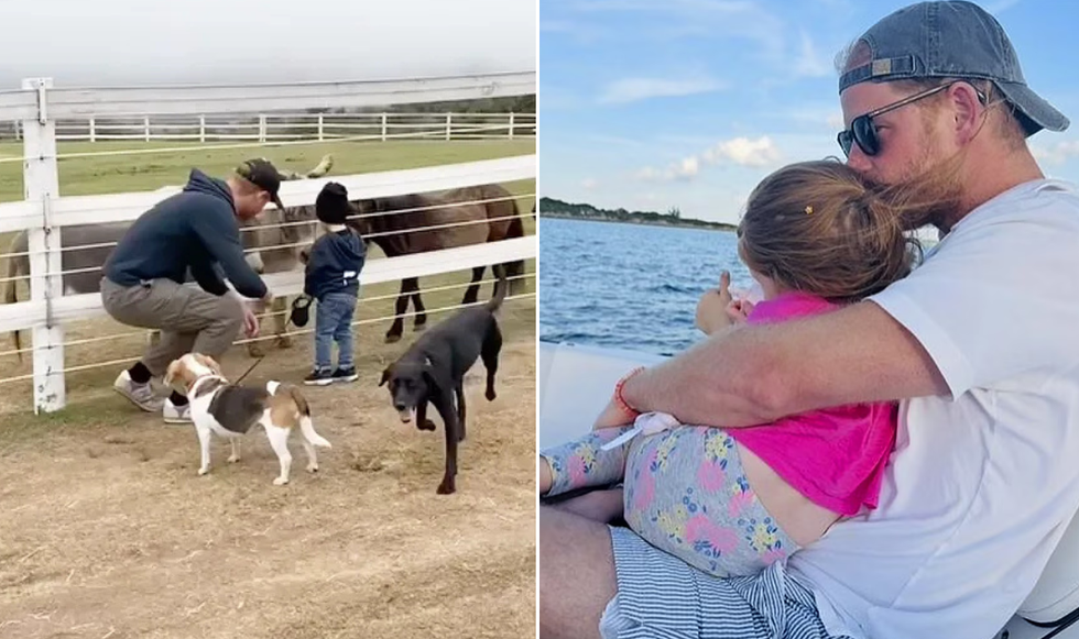 Prince Harry, Prince Archie and Princess Lilibet