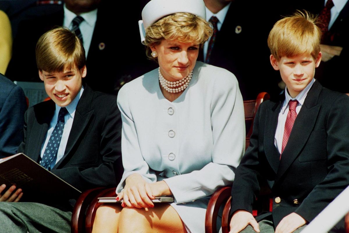 Prince Harry, Prince William, Princess Diana