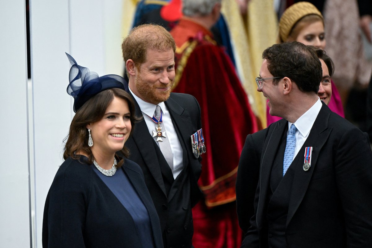 Prince Harry, Princess Eugenie, Jack Brooksbank