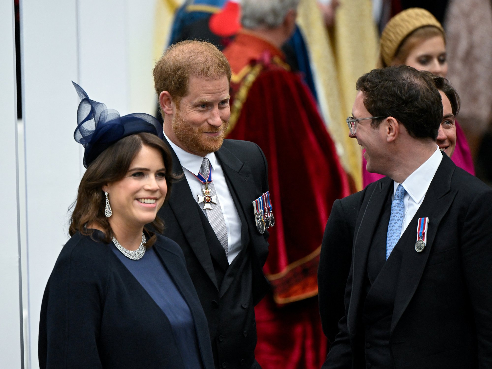 Prince Harry, Princess Eugenie, Jack Brooksbank