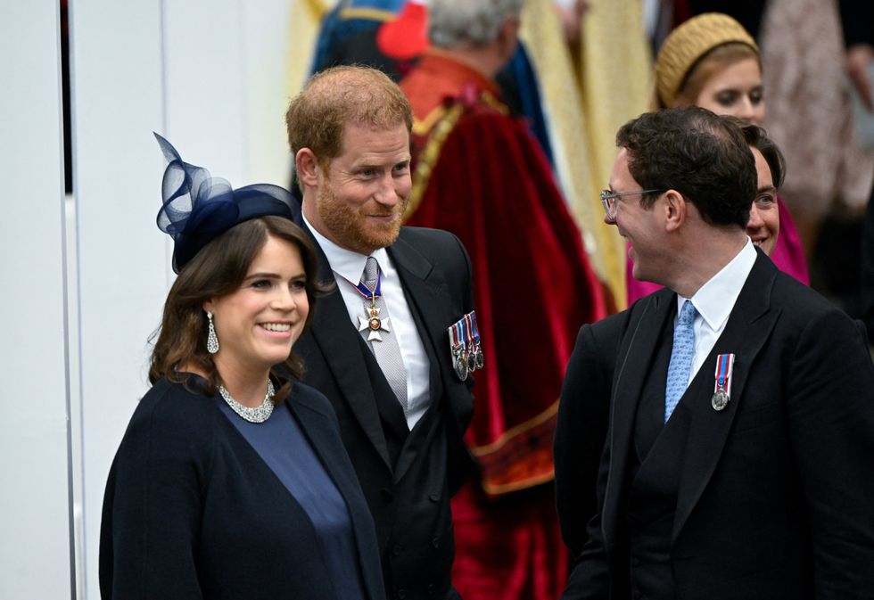 Príncipe Harry, Princesa Eugenie, Jack Brooksbank