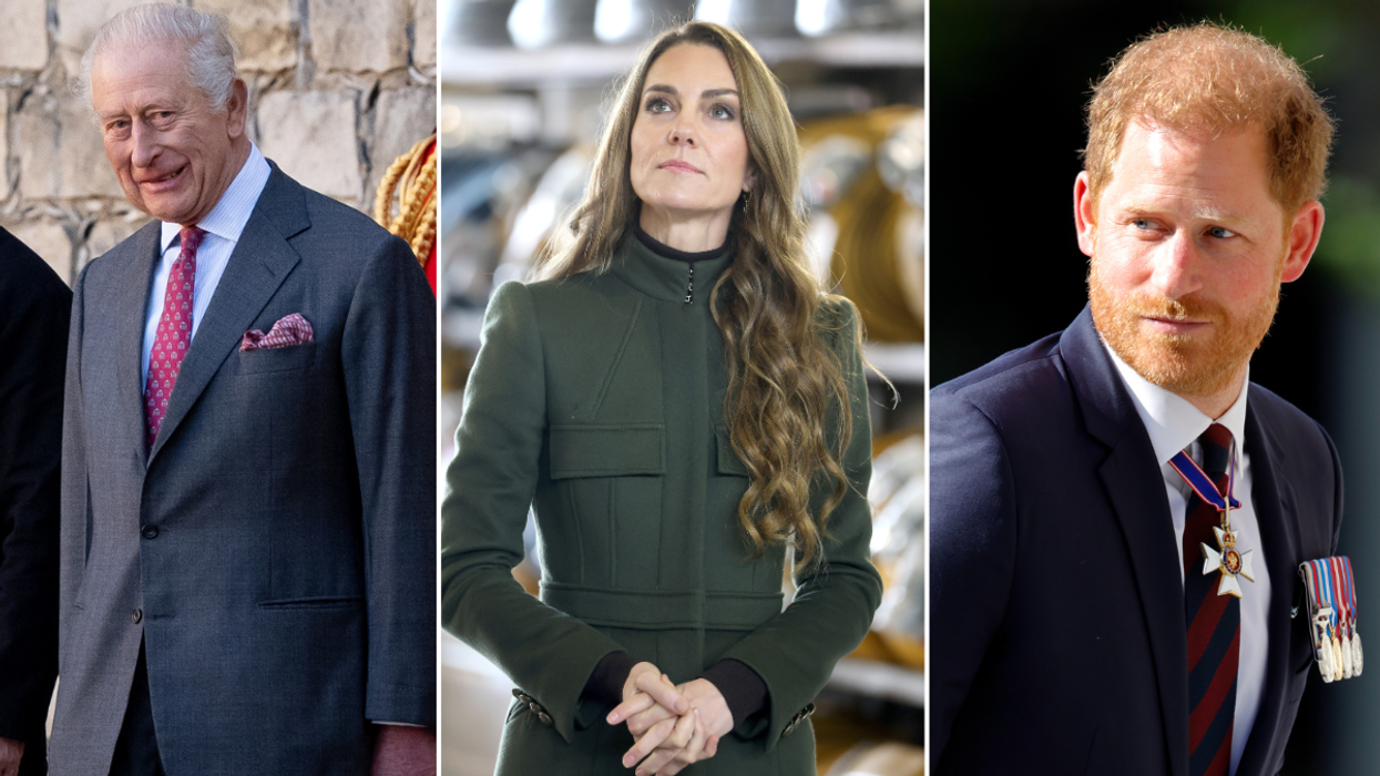 Prince Harry, Princess Kate and King Charles