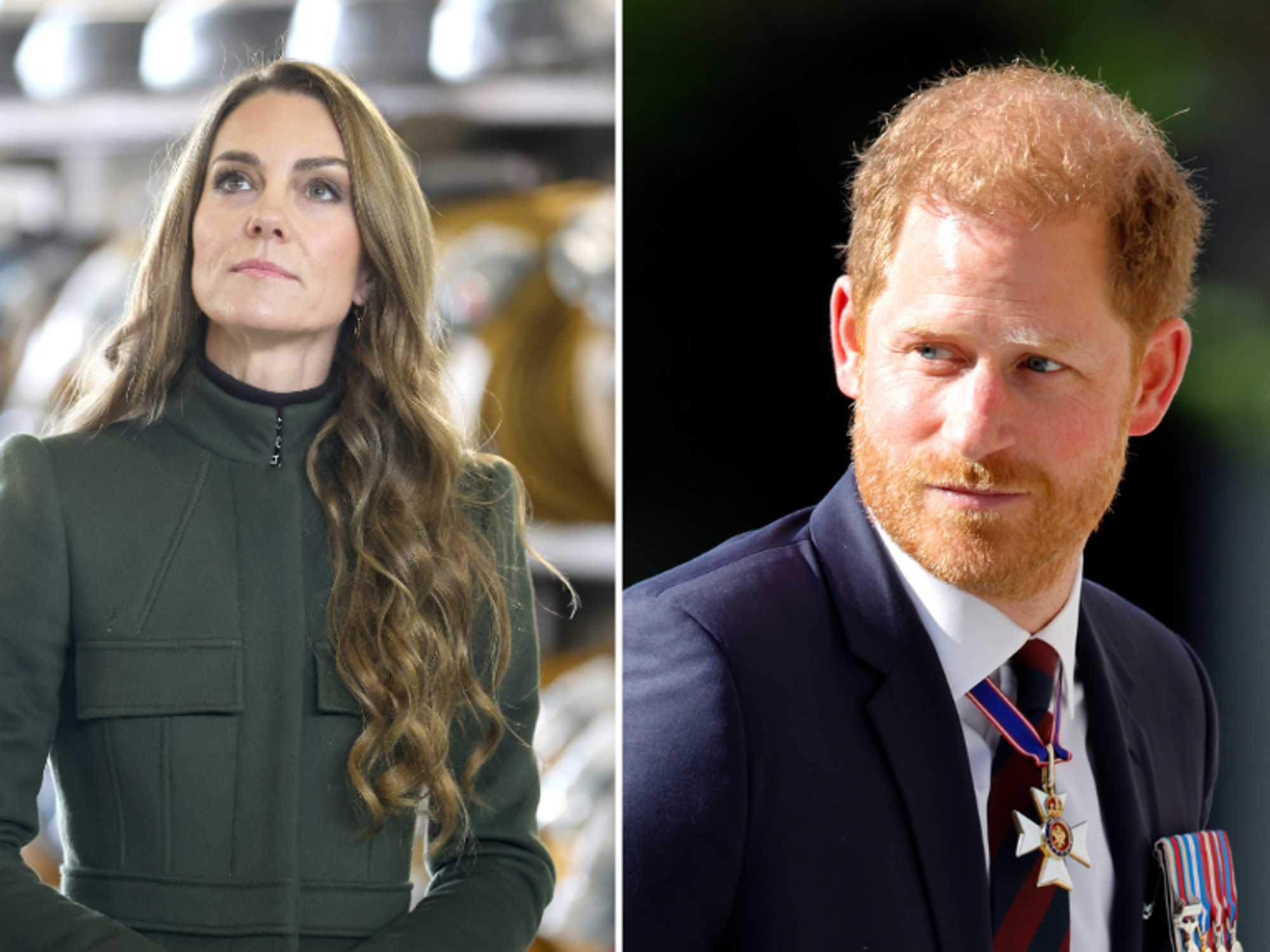 Prince Harry, Princess Kate and King Charles