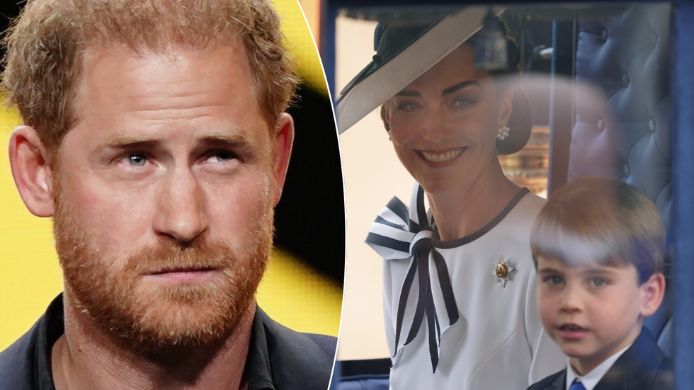 Prince Harry/Princess Kate and Prince Louis