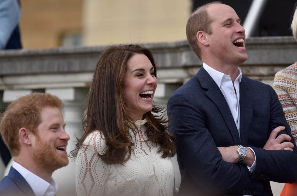Prince Harry, Princess Kate and Prince William