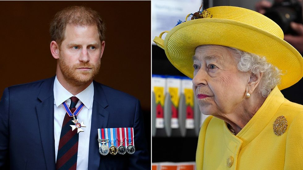 Prince Harry, Queen Elizabeth II