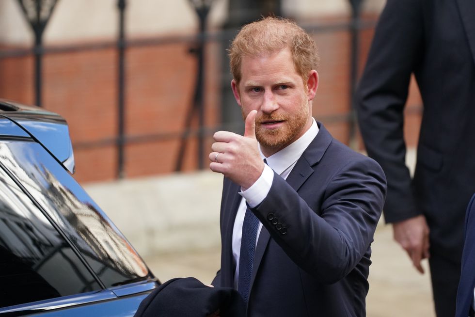 Prince Harry returned to the UK in March for a separate case