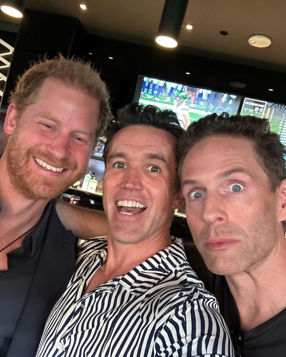 Prince Harry, Rob McElhenney, Glenn Howerton