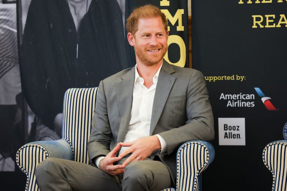 Prince Harry smiling