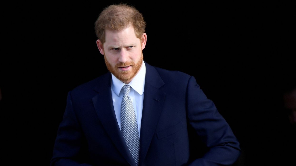 Prince Harry walking