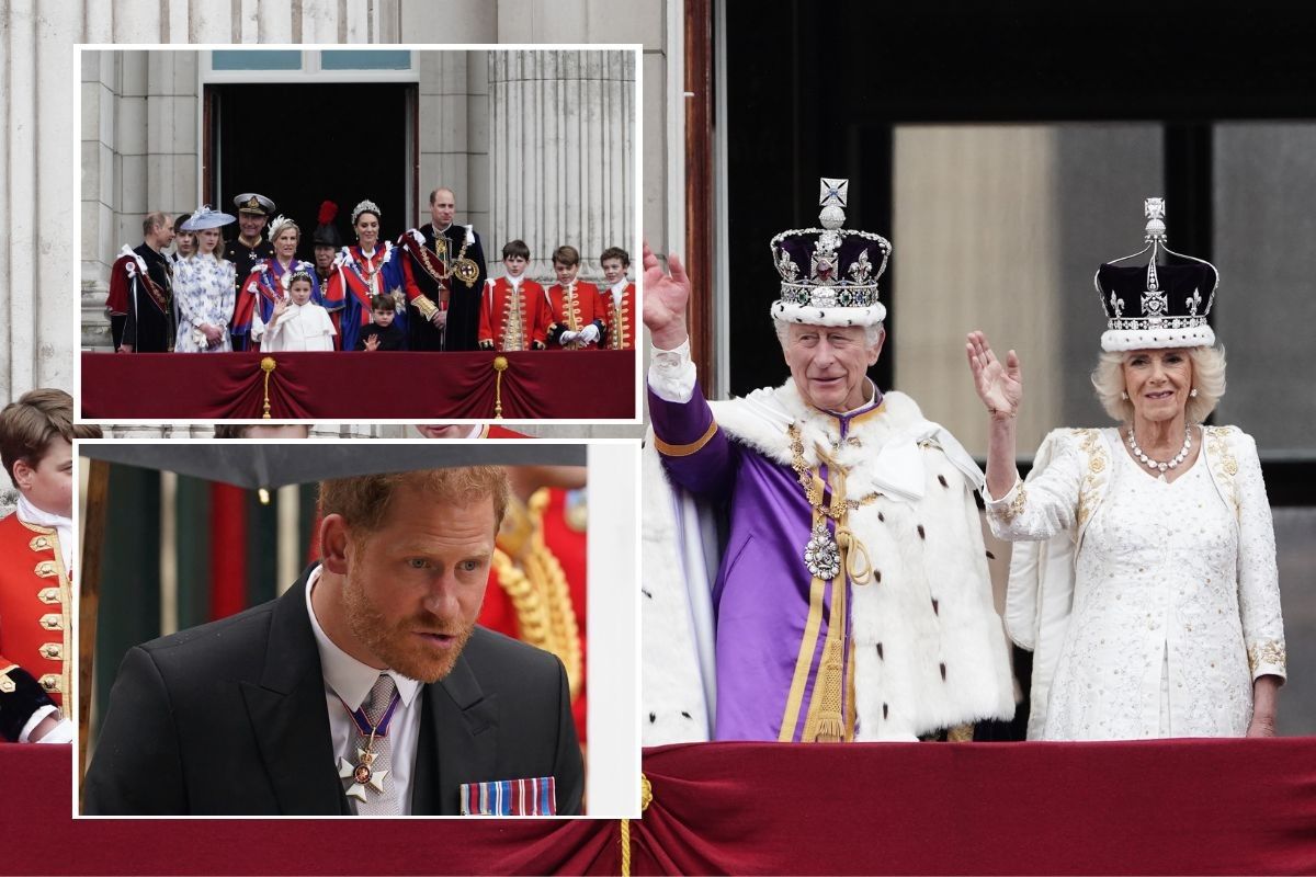 Prince Harry absent from Buckingham Palace balcony with no way back for King's youngest son
