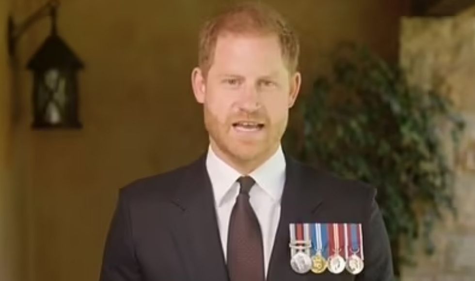 Prince Harry appears to snub King Charles during new video appearance