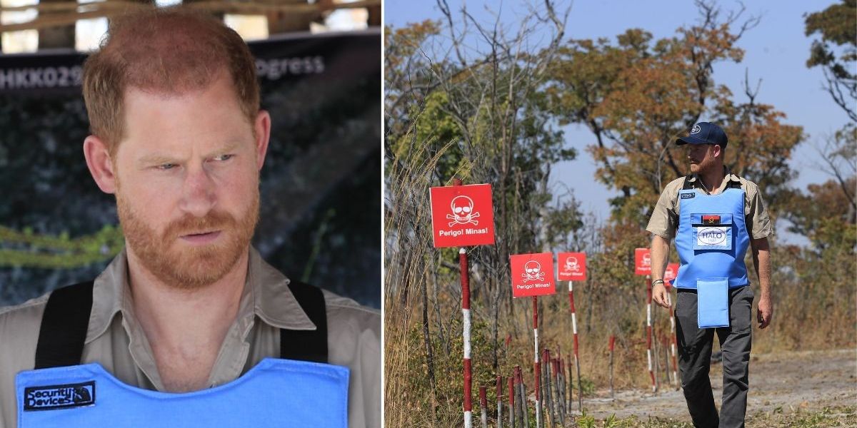 NextImg:Prince Harry walks in Princess Diana’s footsteps and pledges 'children should never live in fear' during Angola trip