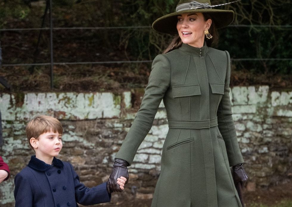 Prince Louis and Kate Middleton