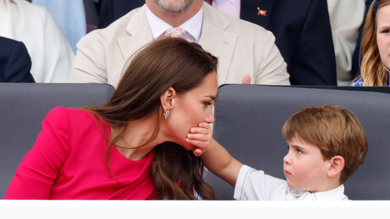 Prince Louis and Kate Middleton
