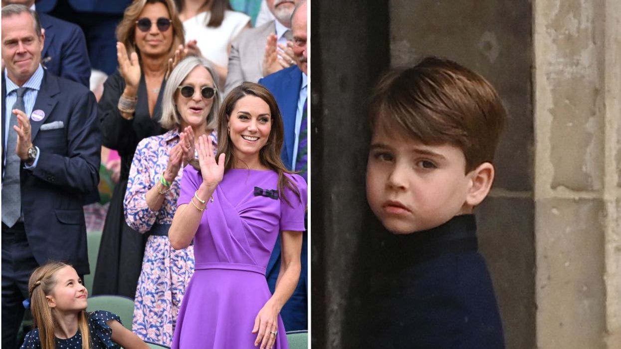 Prince Louis and Kate Middleton