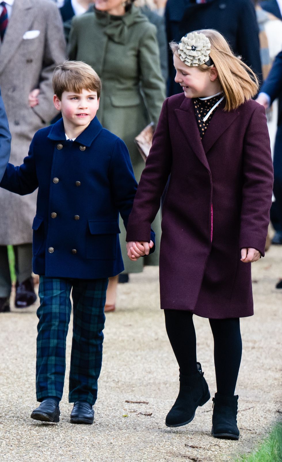 Prince Louis and Mia Tindall