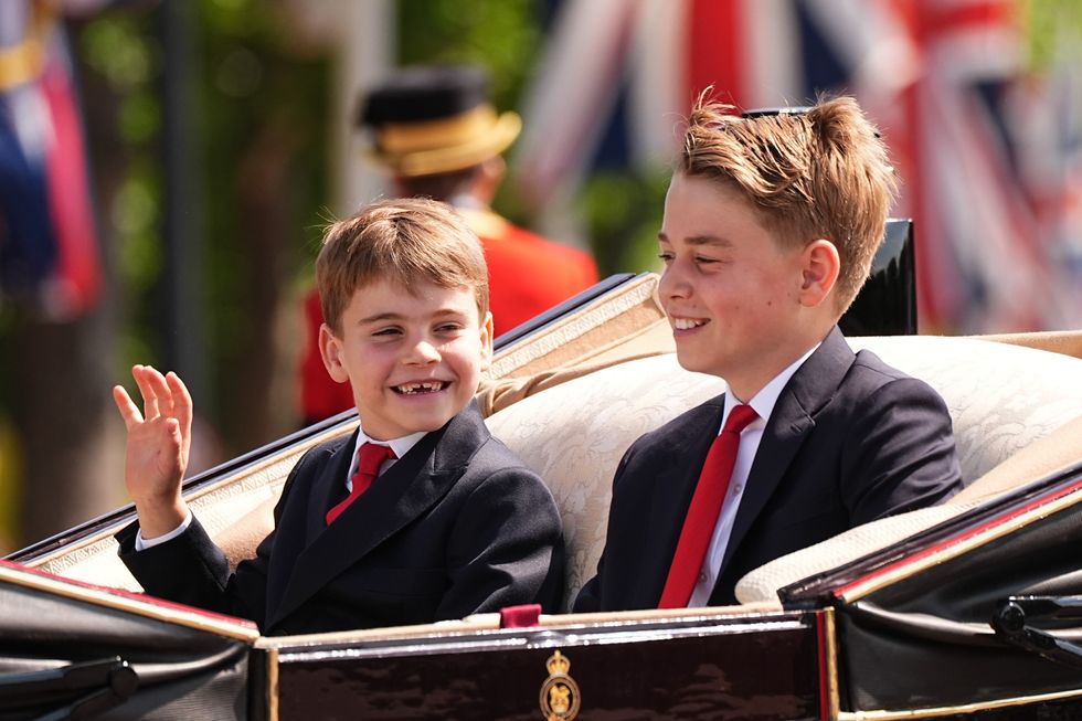 Prince Louis and Prince George