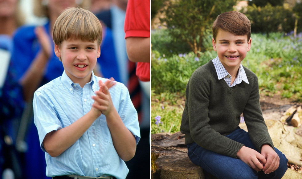 Prince Louis and Prince William