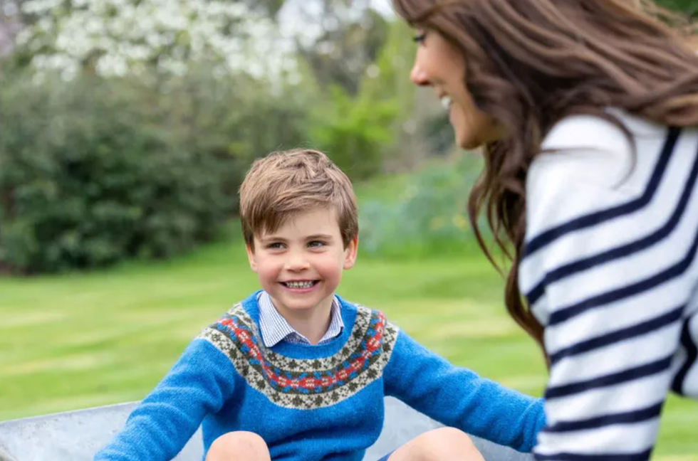 Prince Louis and Princess Kate