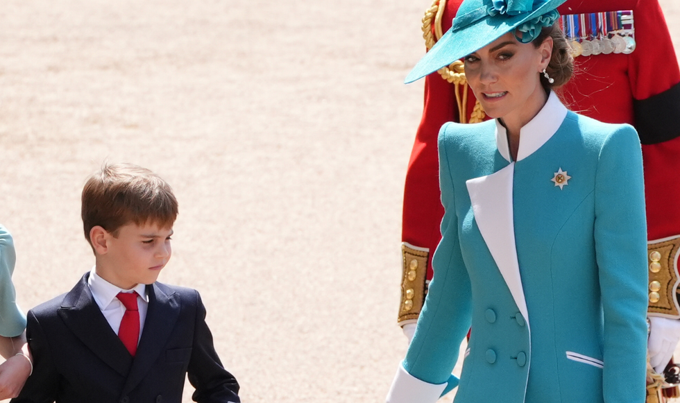 Prince Louis and Princess Kate