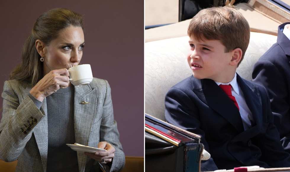 Prince Louis and Princess Kate
