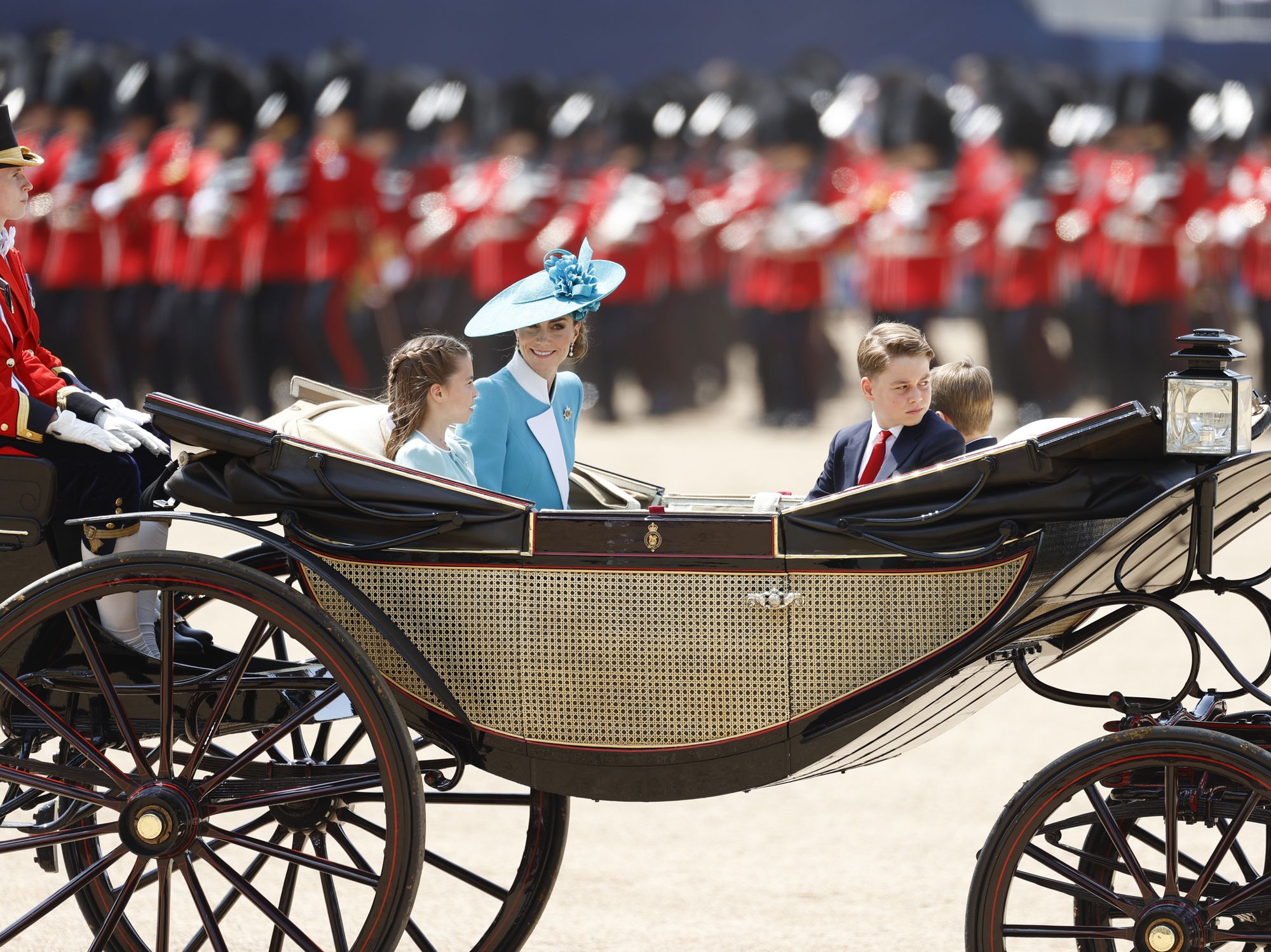 Prince Louis, Prince George, Princess Kate, Princess Charlotte