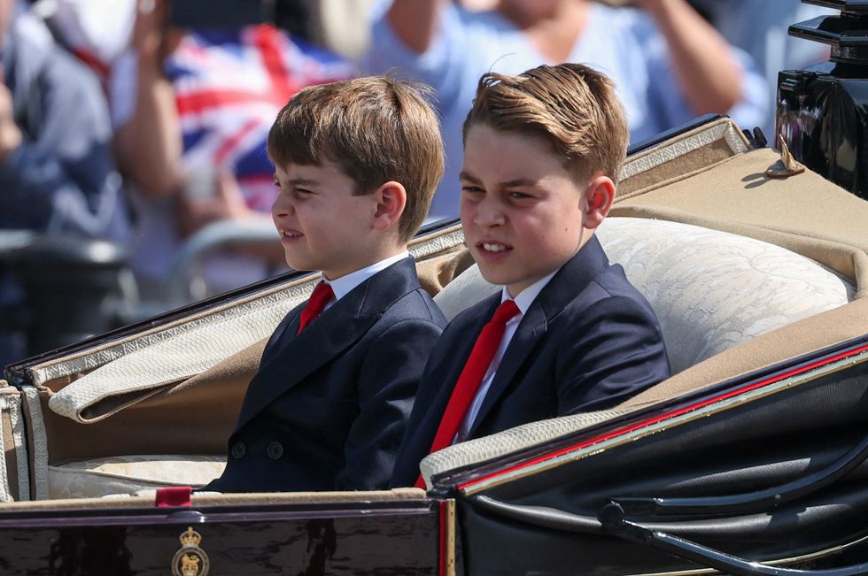 Prince Louis, Princess Charlotte and Prince George