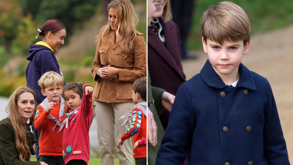 Prince Louis, Princess Kate and Melania