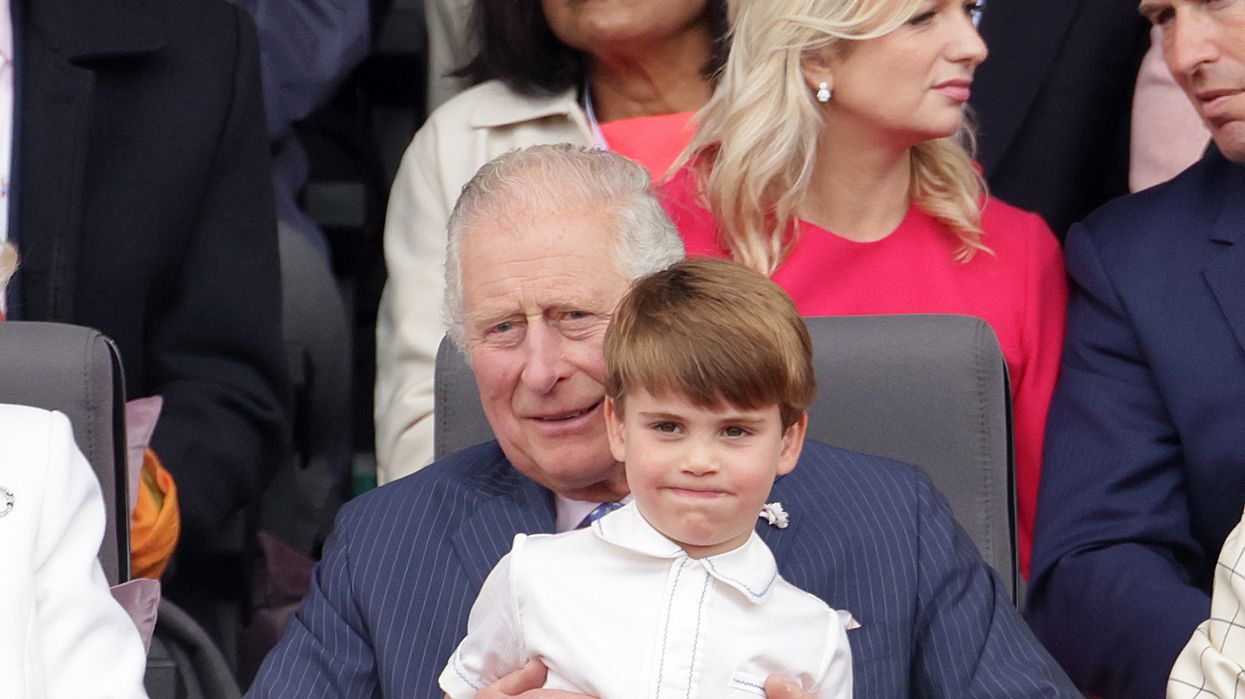 Prince Louis sat with his grandfather King Charles at last year's Platinum Jubilee celebrations