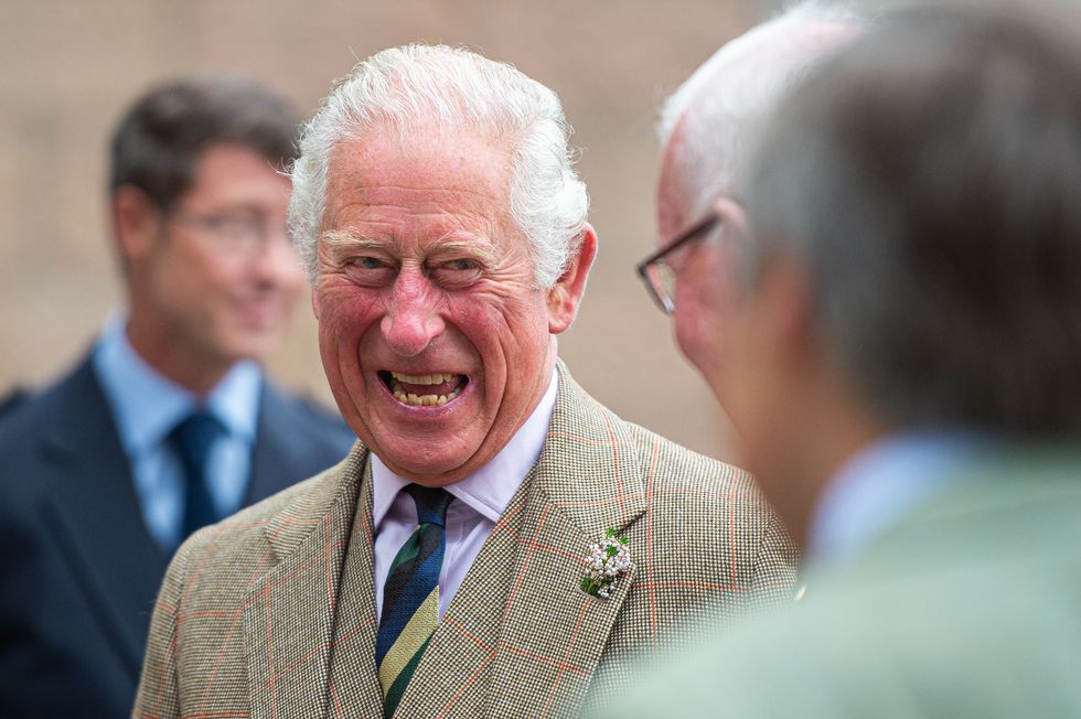 Prince of Wales during a visit to the Ballater Community & Heritage Hub