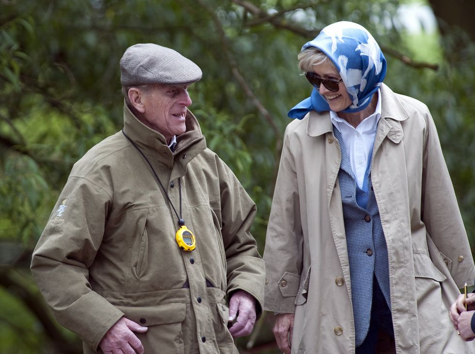 Prince Philip and Lady Penelope Knatchbull