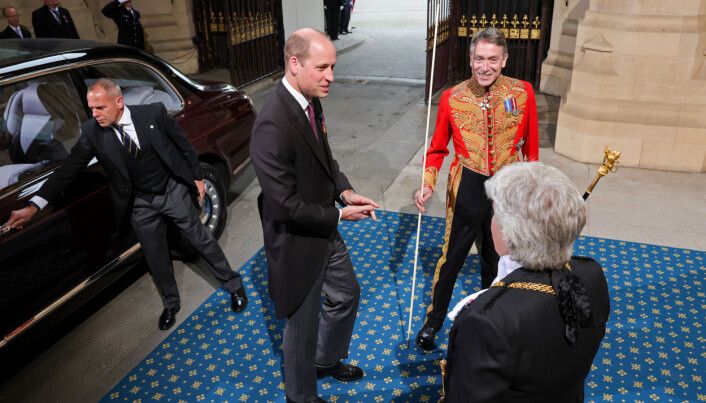 Prince William also attended the speech