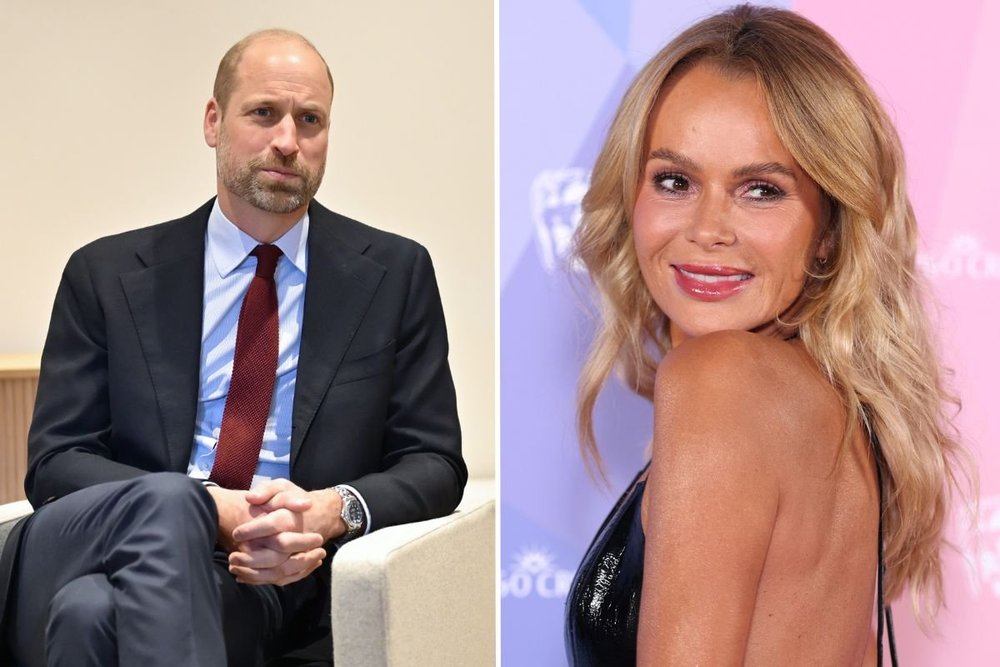 Prince William and Amanda Holden