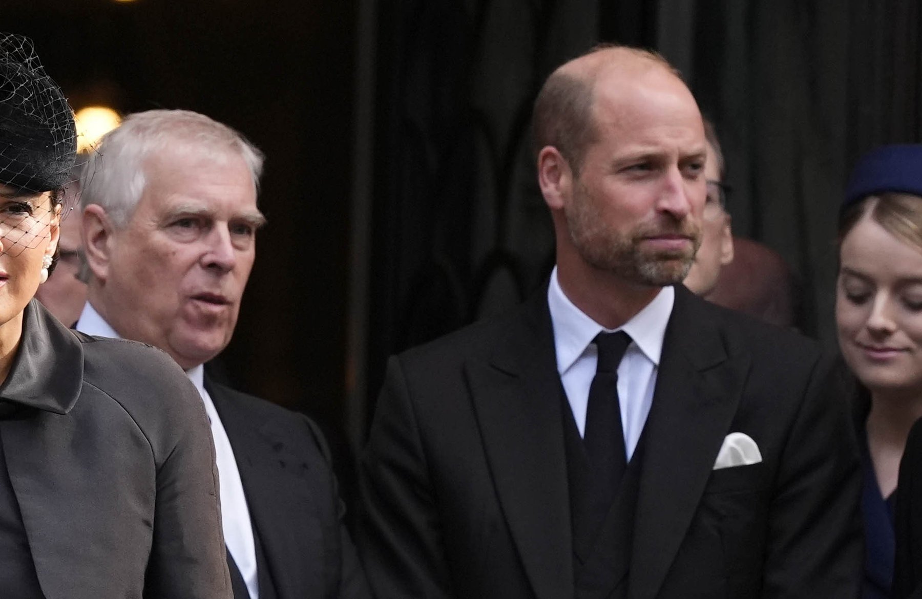 Prince William and Andrew Mountbatten-Windsor