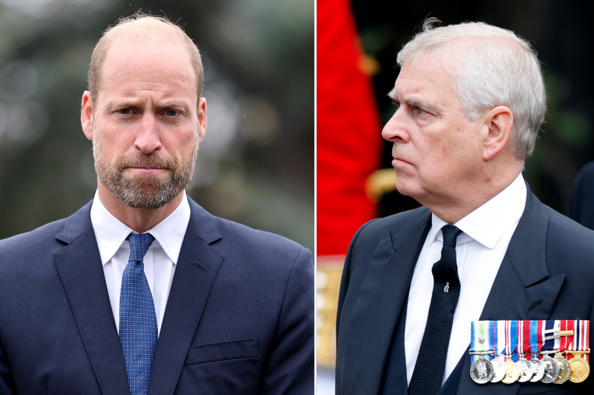 Prince William and Andrew Mountbatten Windsor