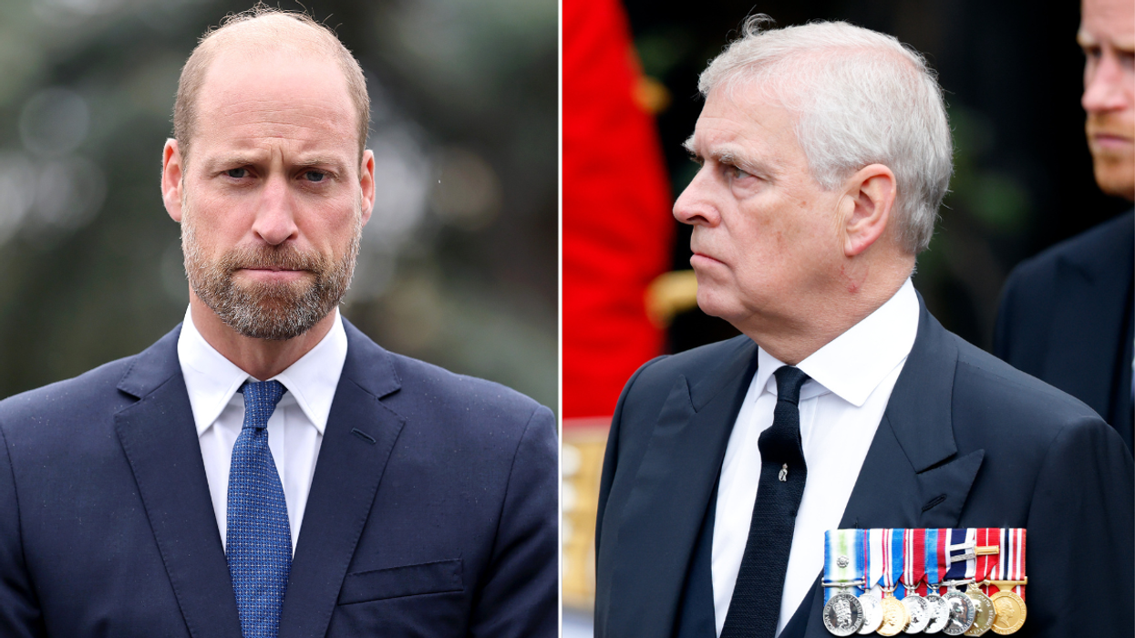 Prince William and Andrew Mountbatten Windsor