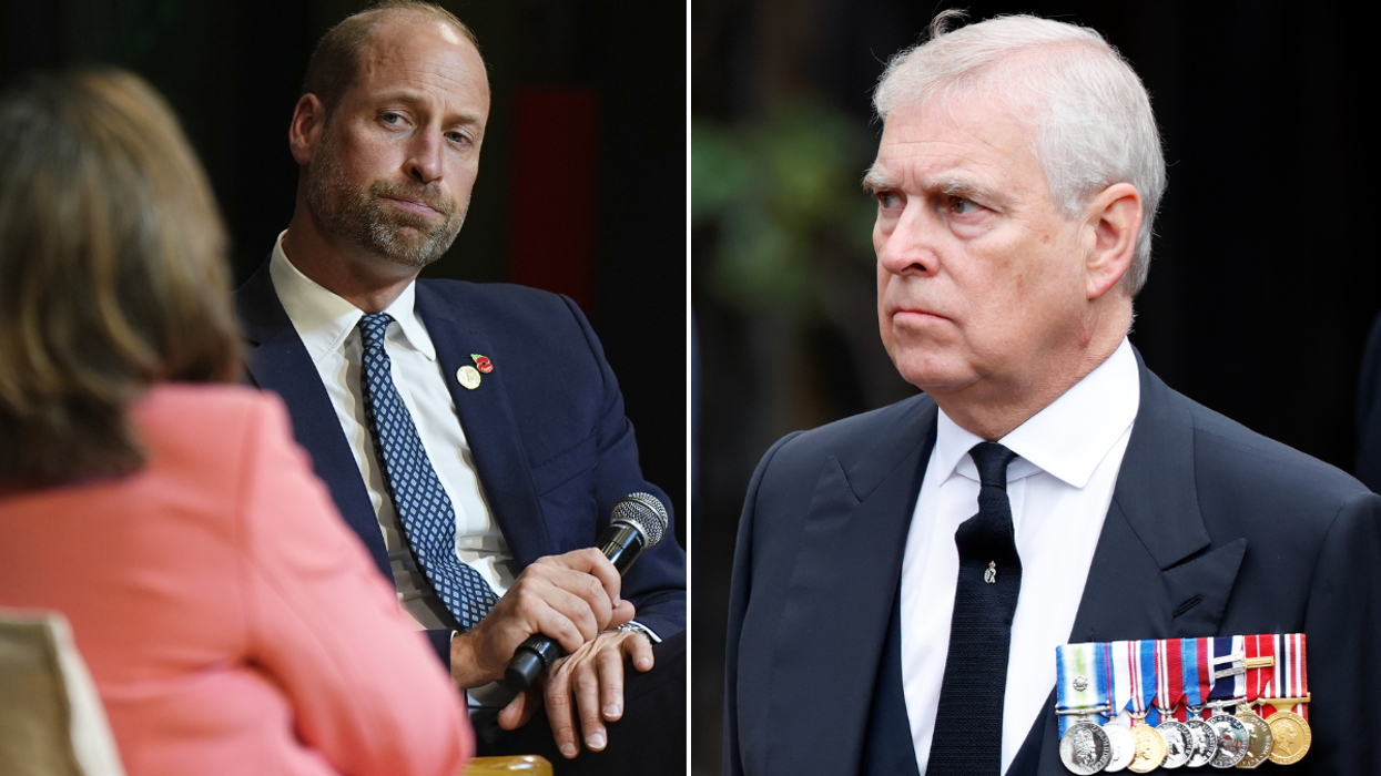 Prince William and Andrew Mountbatten Windsor