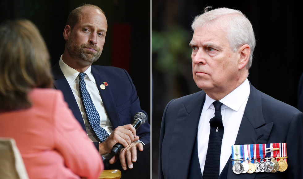 Prince William and Andrew Mountbatten Windsor