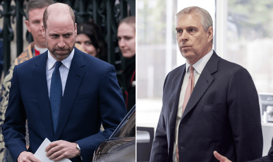 Prince William and Andrew Mountbatten-Windsor