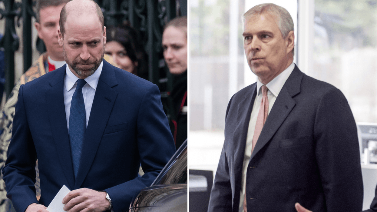 Prince William and Andrew Mountbatten-Windsor