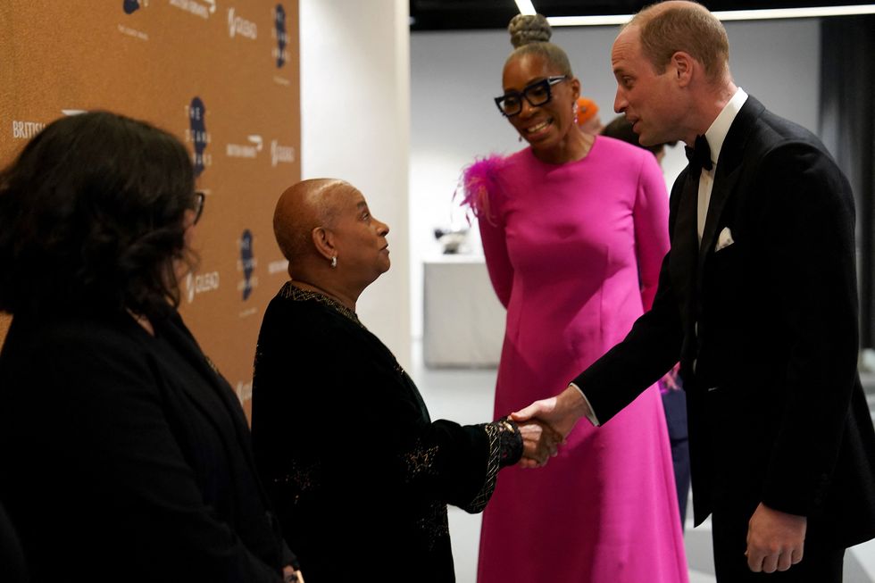 Prince William and Baroness Doreen Lawrence