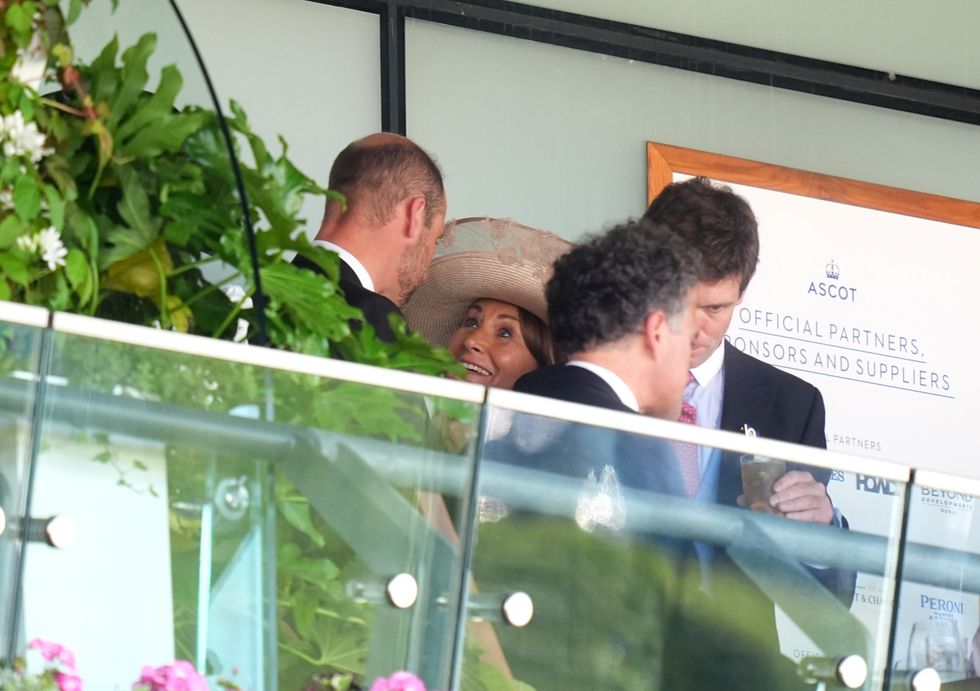 Prince William and Carole Middleton