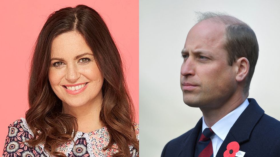 Prince William and Deborah James