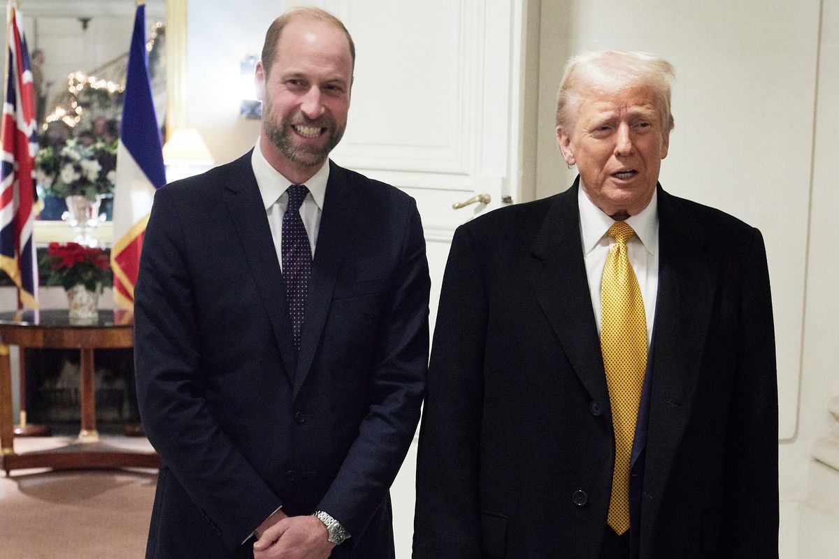 Prince William and Donald Trump