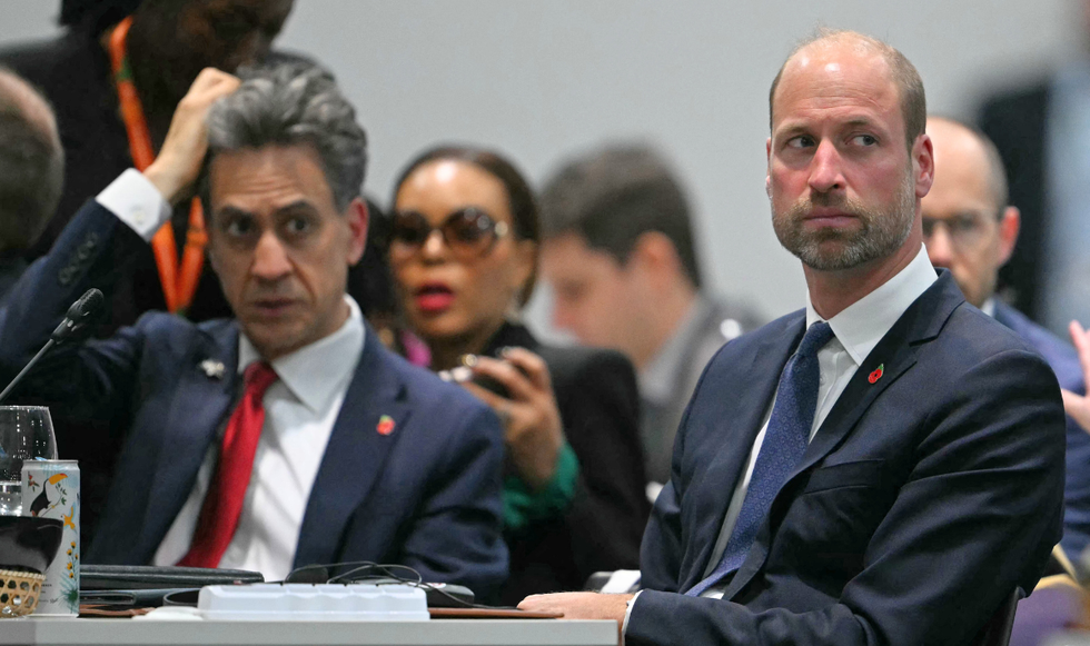 Prince William and Ed Miliband