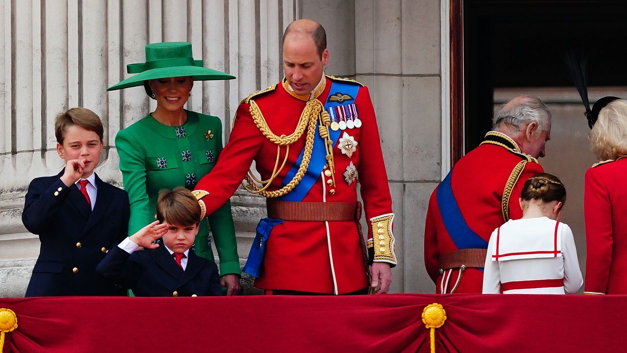 Prince William and family on the buckingham palace balcony