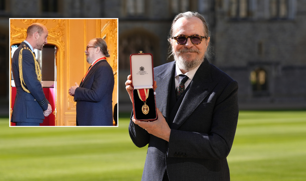 Prince William and Gary Oldman