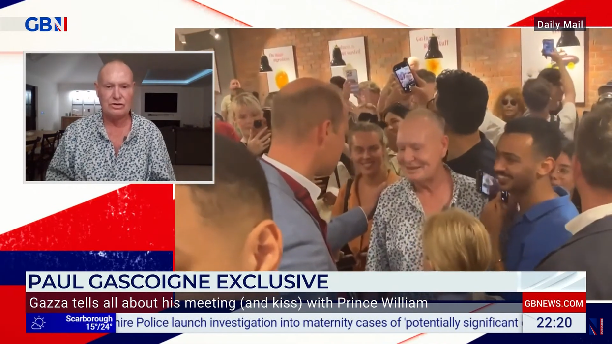 Prince William and Gazza