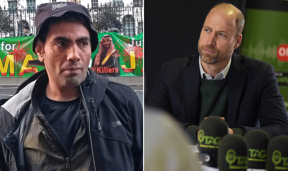 Prince William and Ghanem al-Masarir